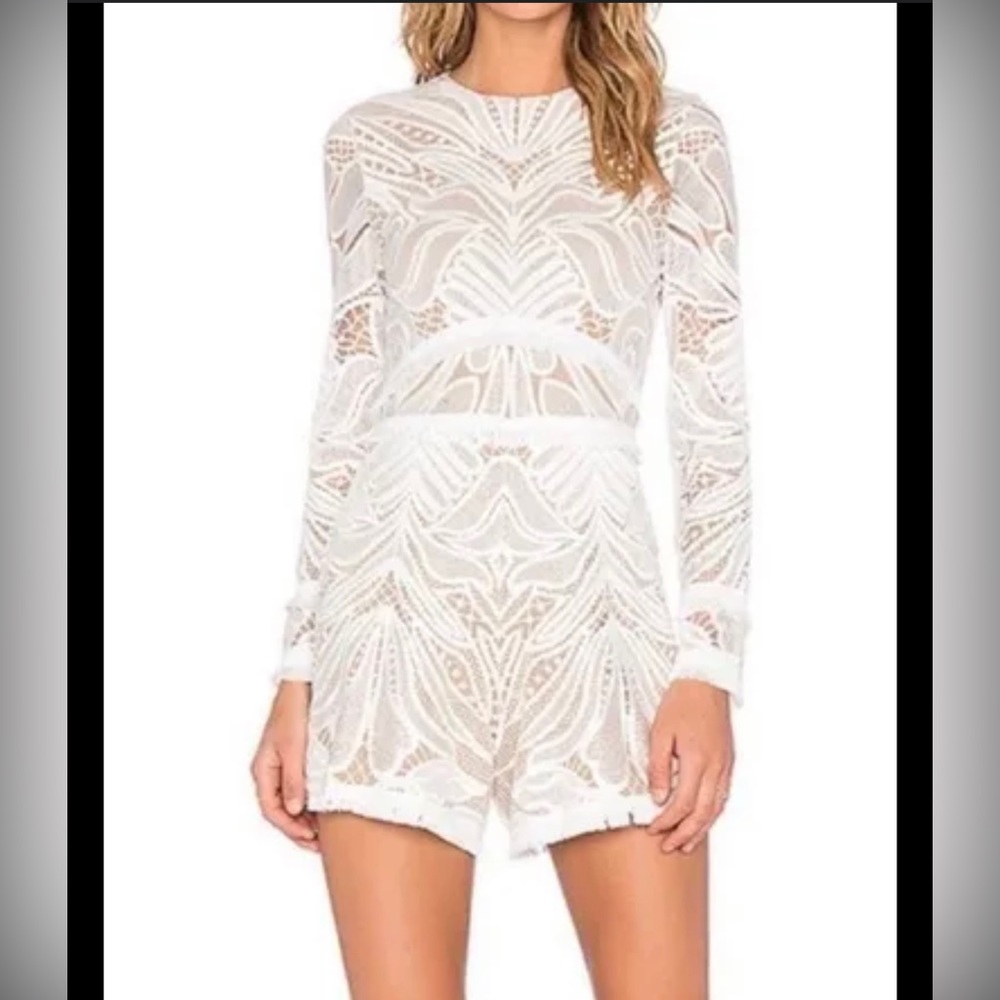 Alexis white romper
